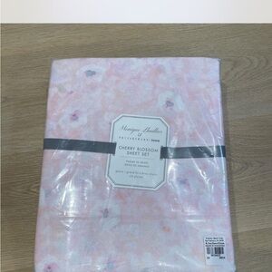Monique Lhuillier Cherry Blossom Sheet Set - Soft Pink